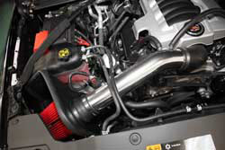 Air intake installed in the 2015 Chevy Silverado 1500 6.2L V8