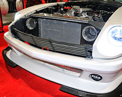 Spectre Components allowed this LS3 powered 1971 Datsun 240Z to use a custom ram air induction system