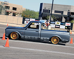 Brandy Morrow Phillips’ husband Rob Phillips took his experience racing his 1969 Chevy C10 show truck into consideration when building Brandy’s C-10R