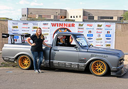 Brandy is able to move into the Goodguys Autocross Pro Class