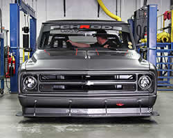 Chevrolet LS1 V8 engine in a 1972 Chevy C10 R