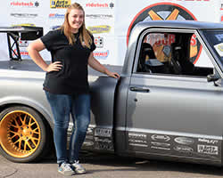 Brandy Phillips and her 1972 Chevy C10 based C10R