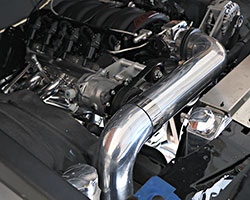 a stunning Spectre Performance LS swap cold air intake that looks just as good as it works