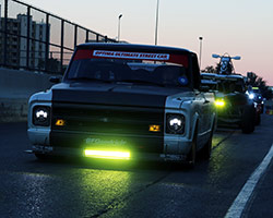 When the 2015 SEMA Show ended all 90 OUSCI competitors, including Brandy Phillips and the 1972 Chevy C10 R, were asked to take part in the 2015 SEMA Cruise