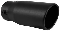 Spectre 22360 black powder-coated exhaust tip