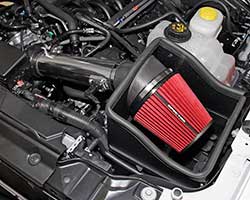 Spectre Performance late model air intake for 2011-2014 Ford F150 pickup trucks with a 5.0L V8 offers increased performance, good looks, easy installation at a great price