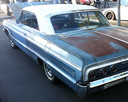 The third generation Chevy Impala was the first to be equipped with the Super Sport package and the 1964 Chevy Impala SS is perhaps the most sought after among collectors
