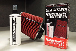 Spectre's AccuCharge® Air Filter Cleaning Kit with a Spectre Air Filter