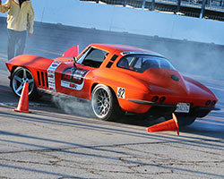 1963 widebody Vette during 2015 OUSCI speed stop challenge