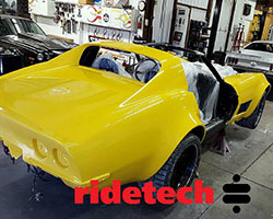 Yellow 1972 C3 Corvette