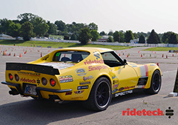 RideTech driver Chris Smith was at the Goodguys Heartland Nationals in the Spectre equipped 48-Hour Chevy Corvette