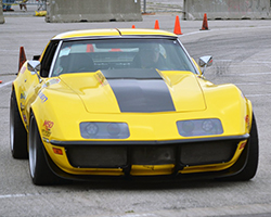 Chris Smith driving the Spectre Performance equipped Ride Tech 48 Hour Corvette