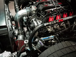 PCHRODS C10R engine bay featuring Spectre intake