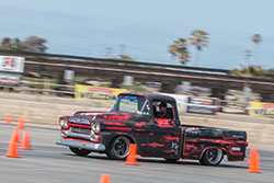Wes Drelleshak took to the autocross with this 1959 Apache Truck that was also equipped with a Spectre Performance Universal Air Intake