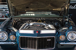 A Spectre Performance Vehicle Specific Air Intake could be seen on Chuck Felton’s 1970 Camaro, which was displayed in the Spectre booth all weekend