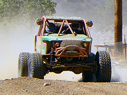 Motocross legend and accomplished short course truck racer, Ricky Johnson set the pace in the 4748 Spec car with lap times around 6-1/2 minutes