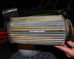 Racing air filter from Spectre Performance provides airflow and protection