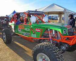 Kyle and Jade Wickham waiting to leave the KOH 2016 starting line