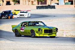 Randy Johnson's 1972 Chevy Camaro attracted visitors at SEMA 2013