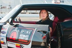 Brandy Phillips in the Intro Wheel Camaro 