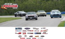 Lynda Jacobs seen on course with Wimpy & other drivers at the Midwest Musclecar Challenge