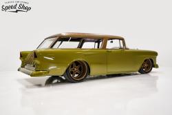 Rear Passenger Side View 1955 Chevy Nomad built by Classic Car Studio