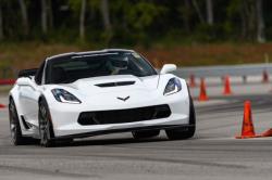 Shot of the Spectre and RideTech equipped C7 driven by Bret Voelkel on track at LS Fest