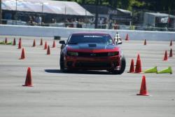 Photo of Jason Luebcke out on course at the autocross at Holley LS Fest