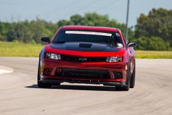 Photo of Jason Luebcke out on the road course at National Corvetrte Museum for Optima Challenge