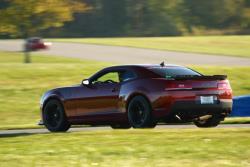 Photo of Luebcke on the Road Course at National Corvette Museum.