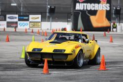 Shot of Smitty on the autocross track at Scottsdale 2017