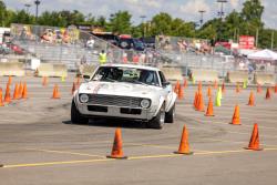 Suzy regularly competes in autocross events with her 1968 Chevy Camaro   