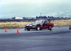 Mary Pozzi's first real race car a Datsun 240Z with 300HP