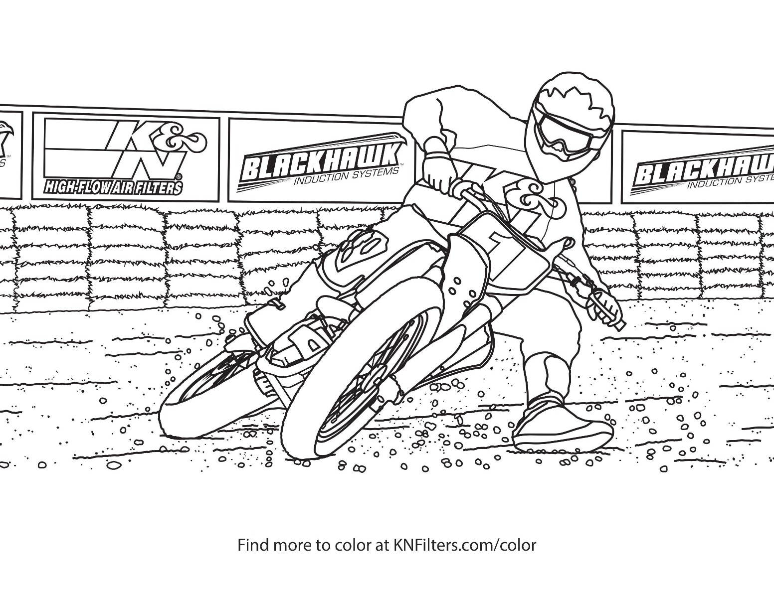 K&N Printable Coloring Pages for Kids