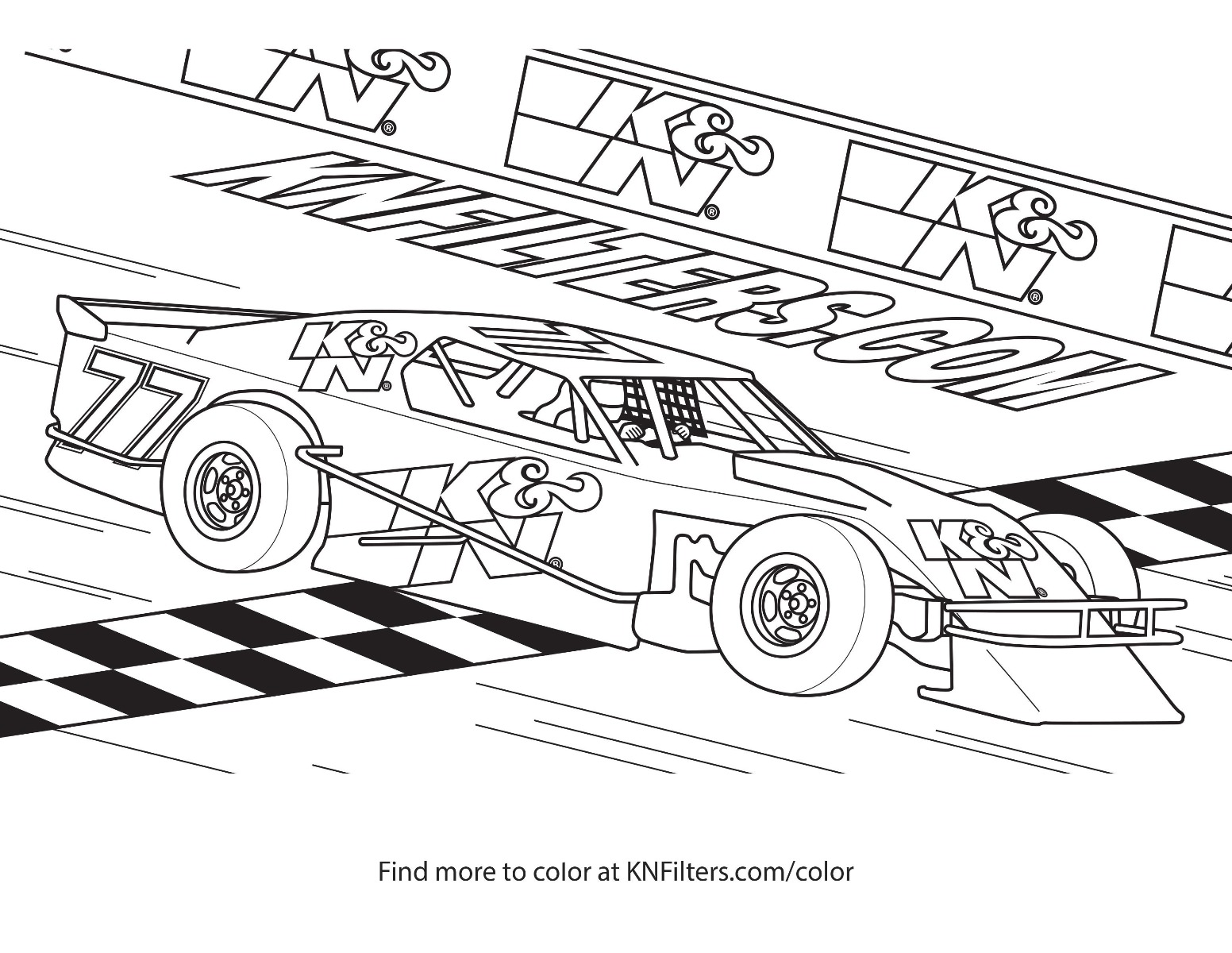 34+ Best photograph Dirt Modified Coloring Pages : Sprint Car Clip Art